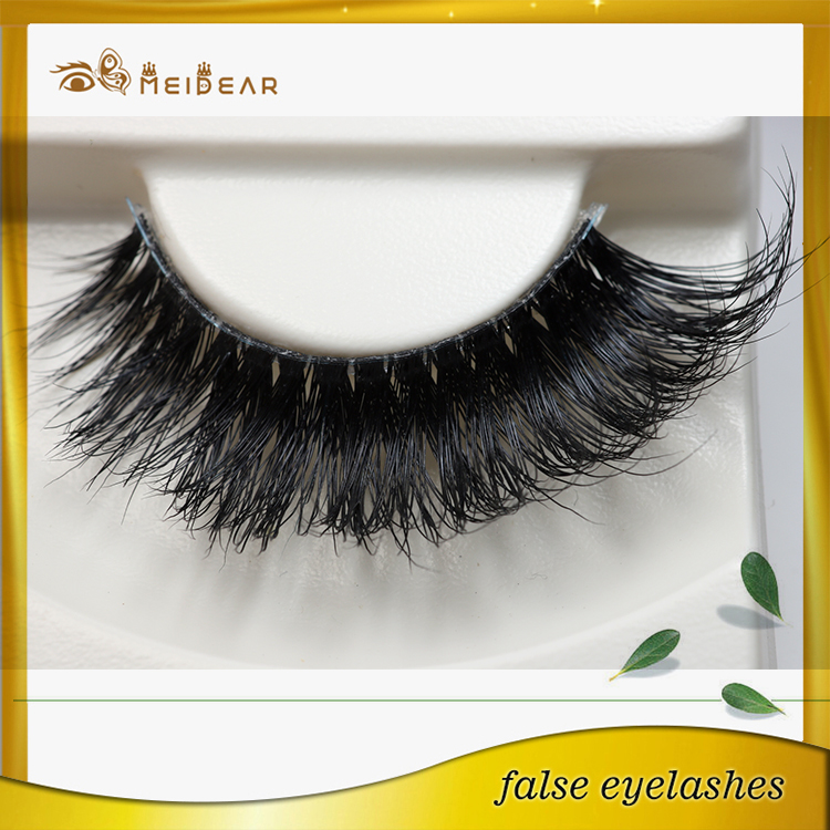 Prvate label dramatic thick  clear band mink eyelashes 